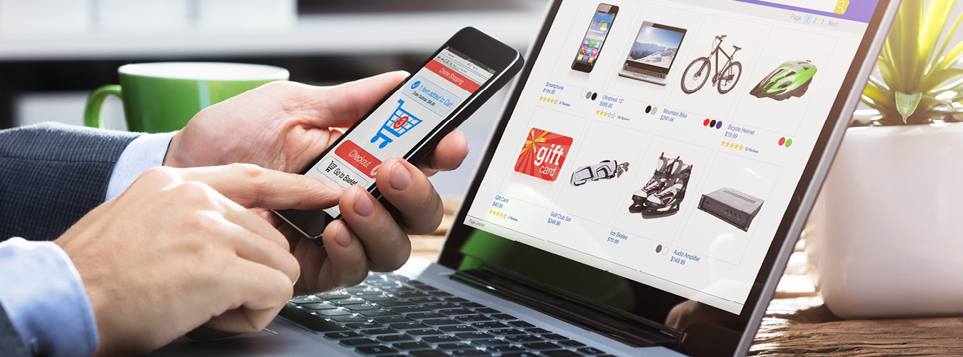 Businessperson Doing Online Shopping On Smartphone